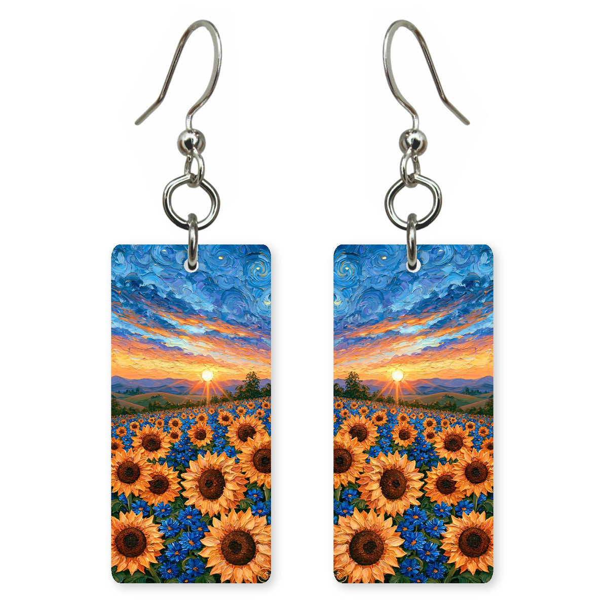 Indigo Rapture at Sundown Earrings | FWX408