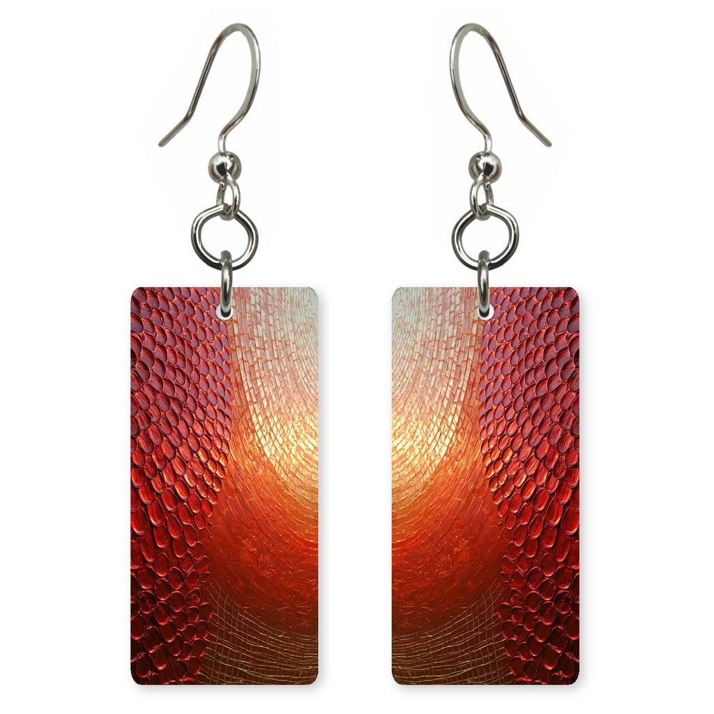 Ruby Armor Bravery Earrings | FWX415