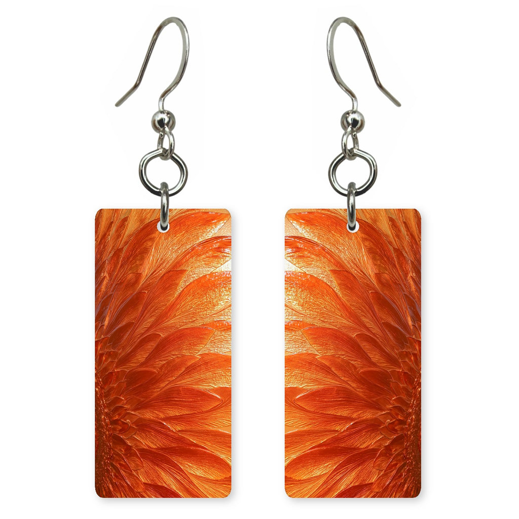 Flame Orange Exuberance Earrings | FWX419