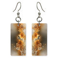 Ash Cream Unraveling Earrings | FWX41