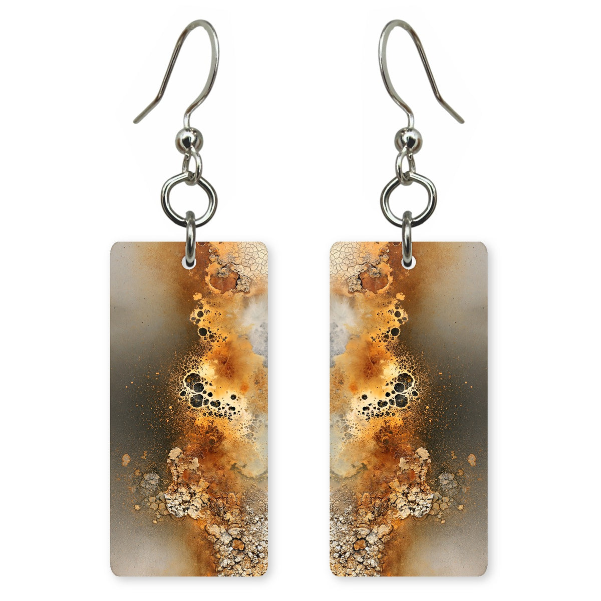 Ash Cream Unraveling Earrings | FWX41
