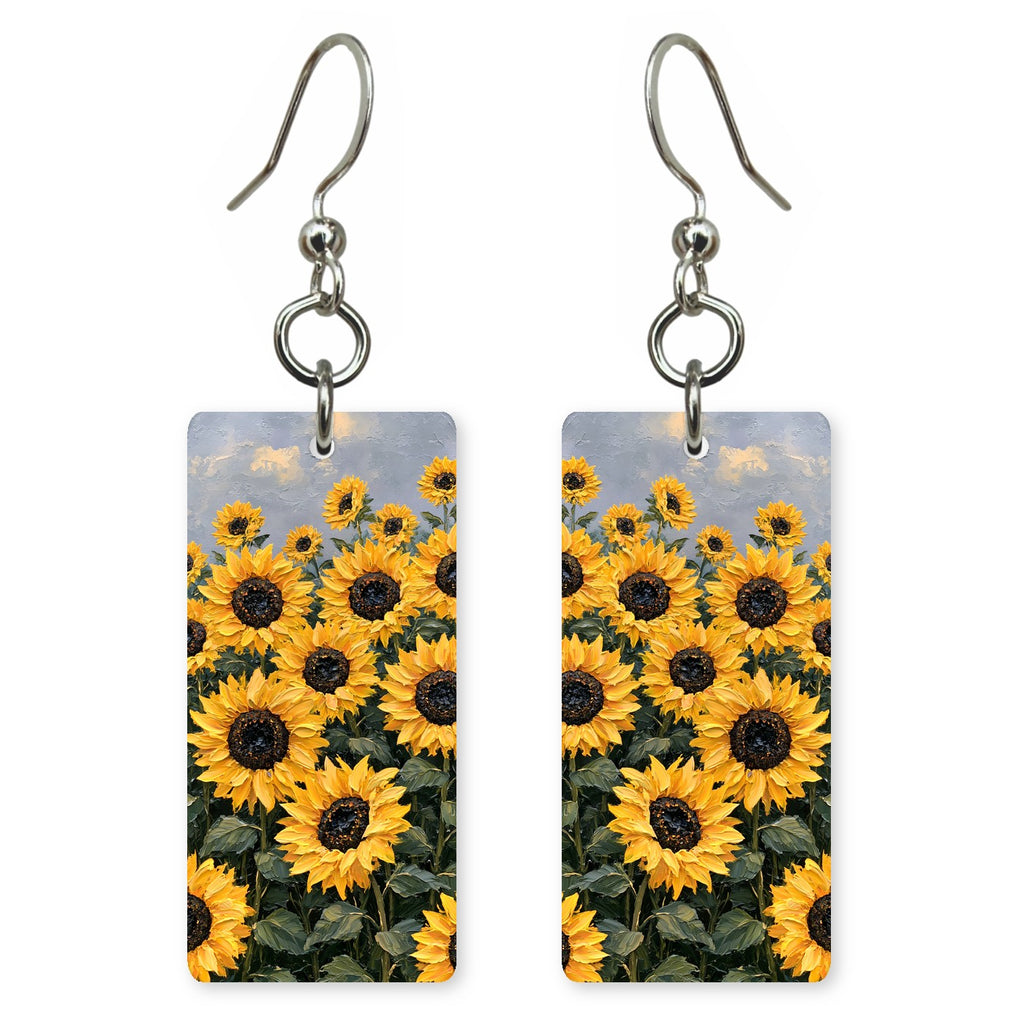 Gold Solidarity Through Storm Earrings | FWX425