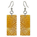 Chrysanthemum Gold Gratitude Earrings | FWX447