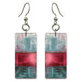 Pink Slate Reticence Earrings | FWX466