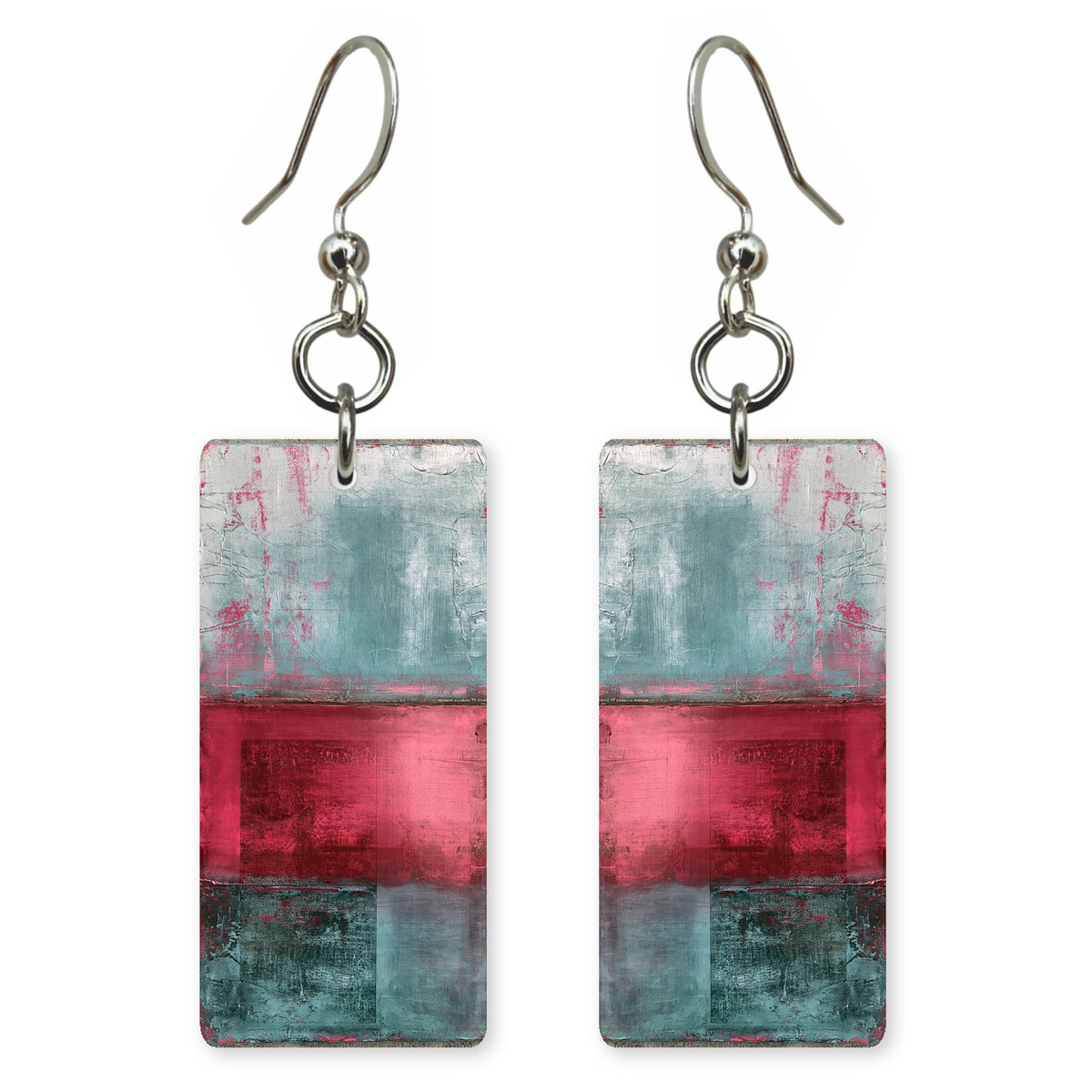 Pink Slate Reticence Earrings | FWX466