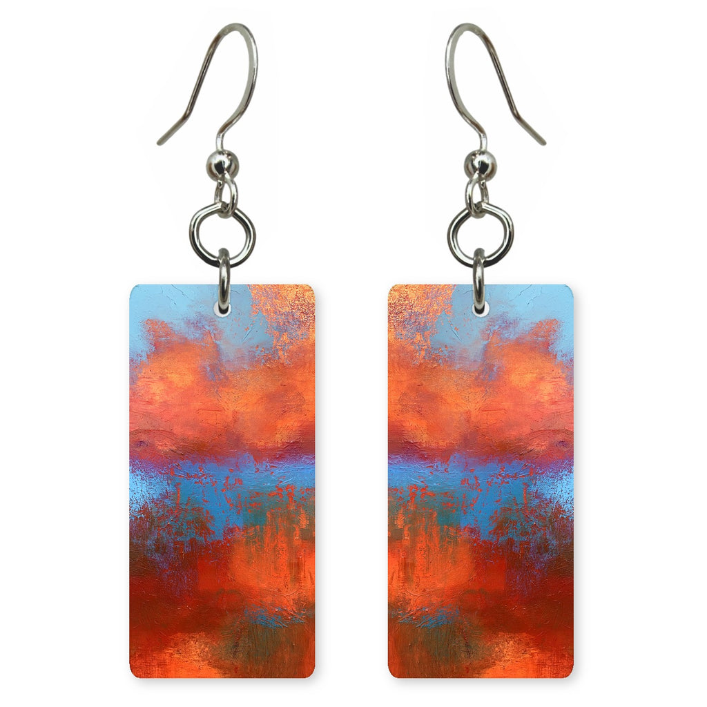 Tangerine Leap of Nerve Earrings | FWX471