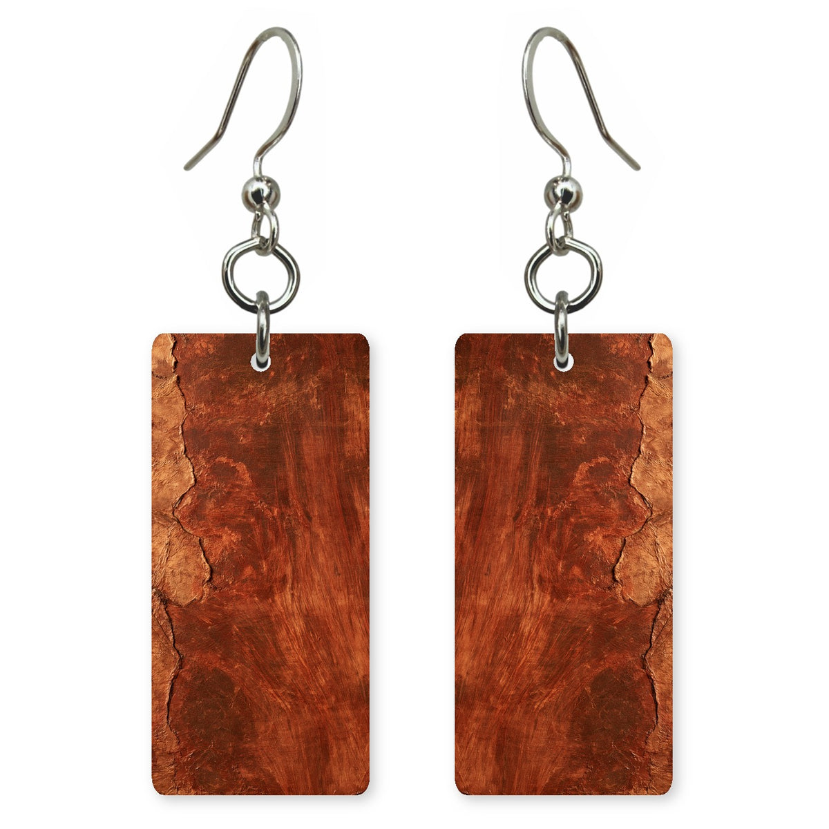 Rust Steadfast Heart Earrings | FWX474