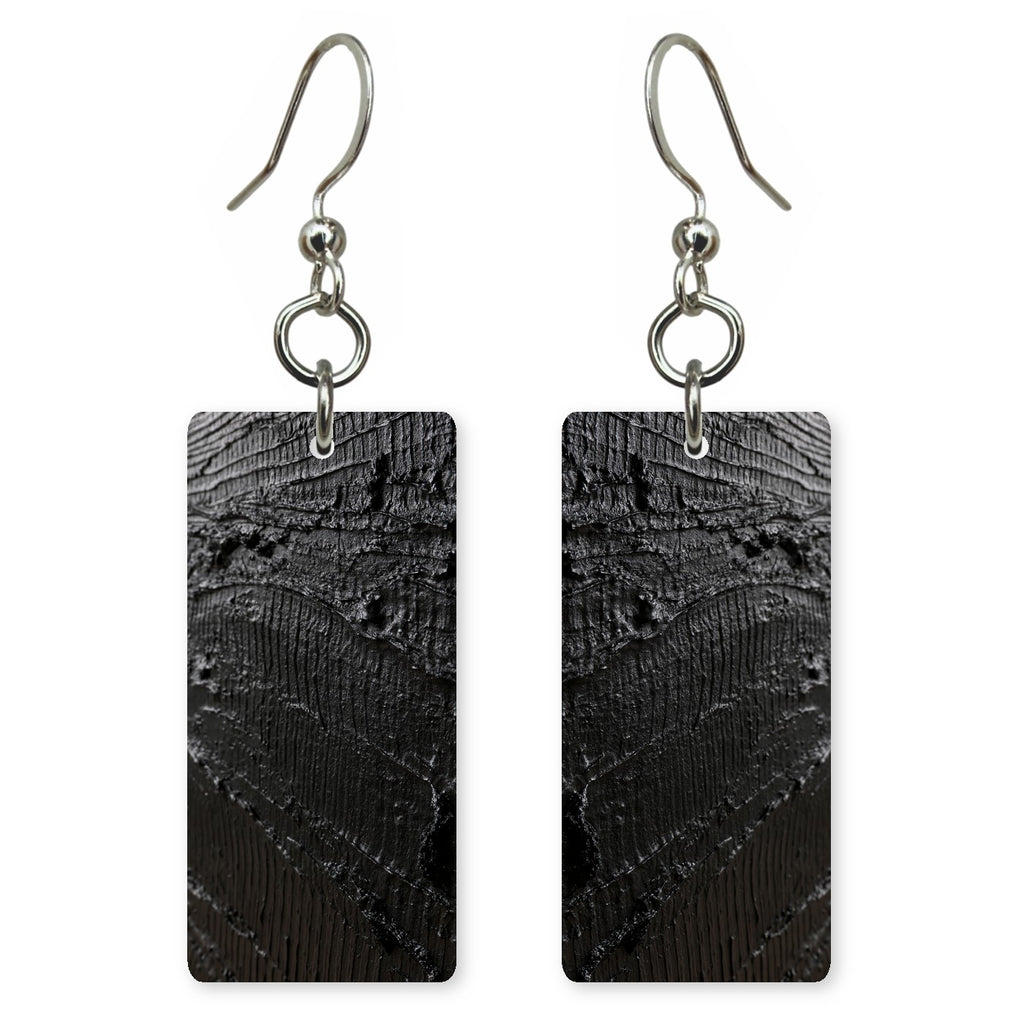 Obsidian Heaviness Earrings | FWX486