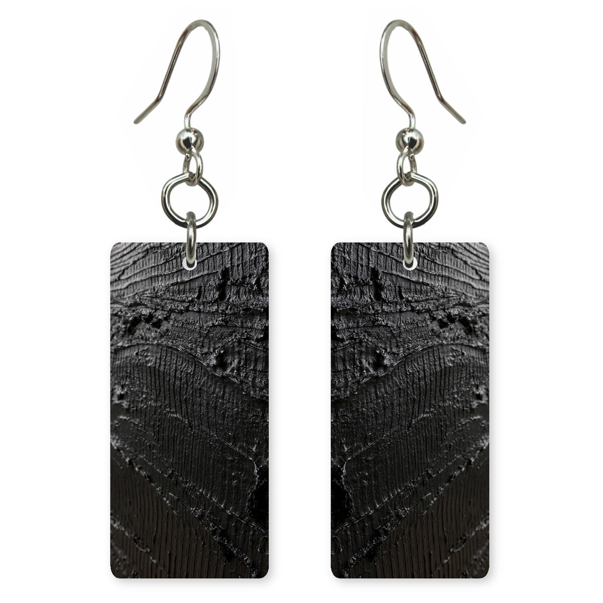Obsidian Heaviness Earrings | FWX486