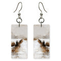 Winter White Lonesomeness Earrings | FWX497