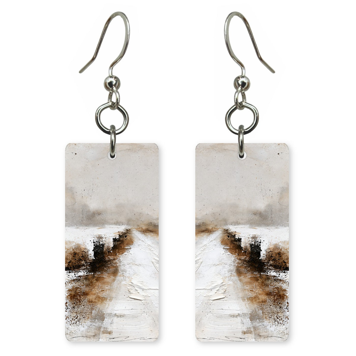 Winter White Lonesomeness Earrings | FWX497