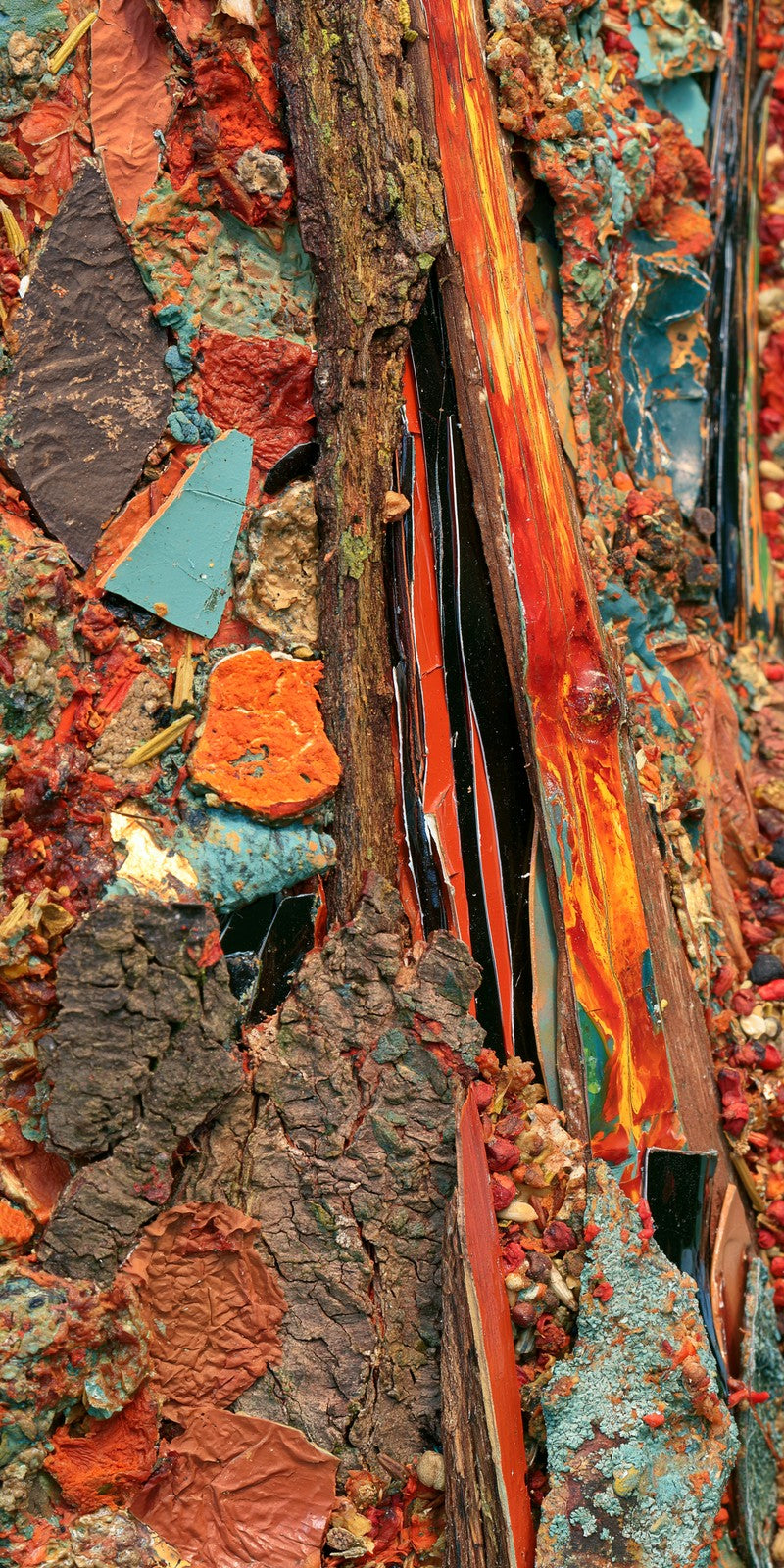 Turmoil in Rust and Teal Earrings | FWX506