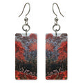 Red Nostalgia Misted Earrings | FWX507
