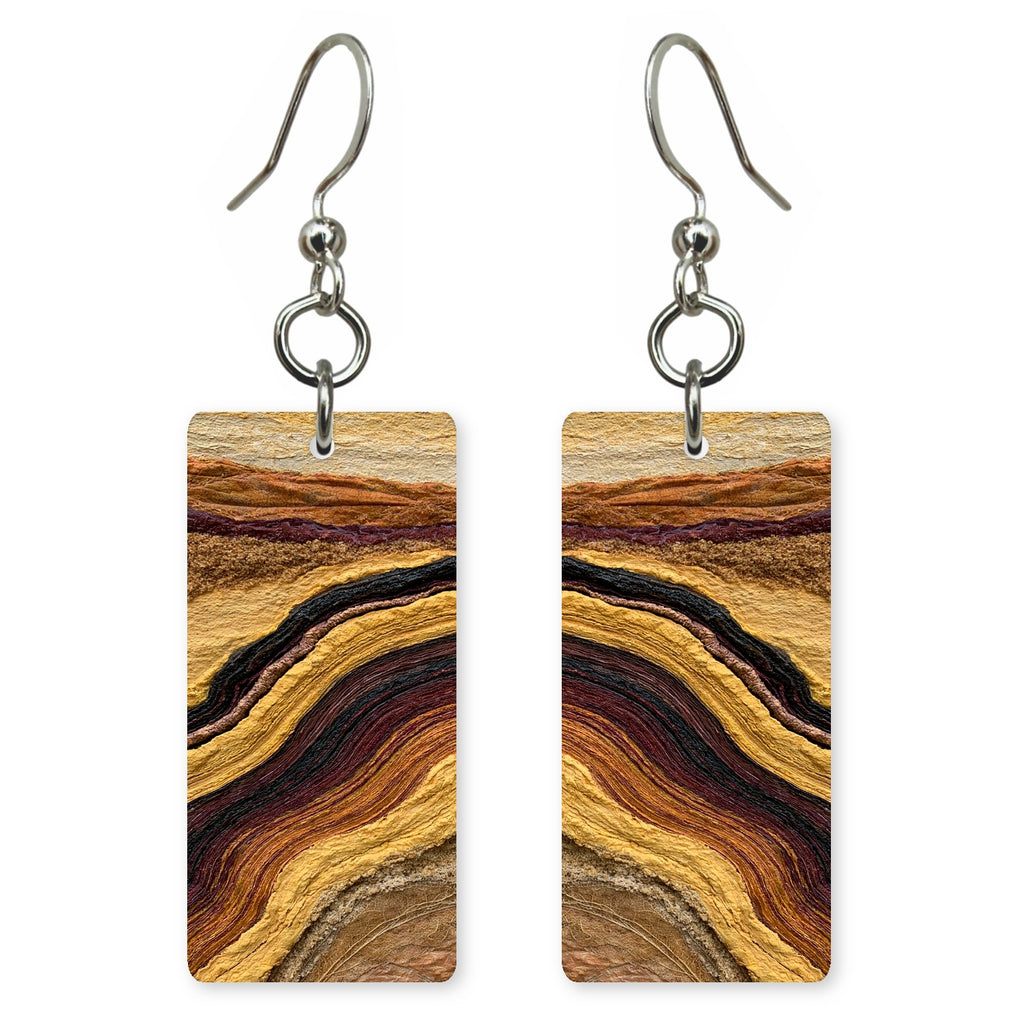 Ochre and Plum Acceptance Earrings | FWX50