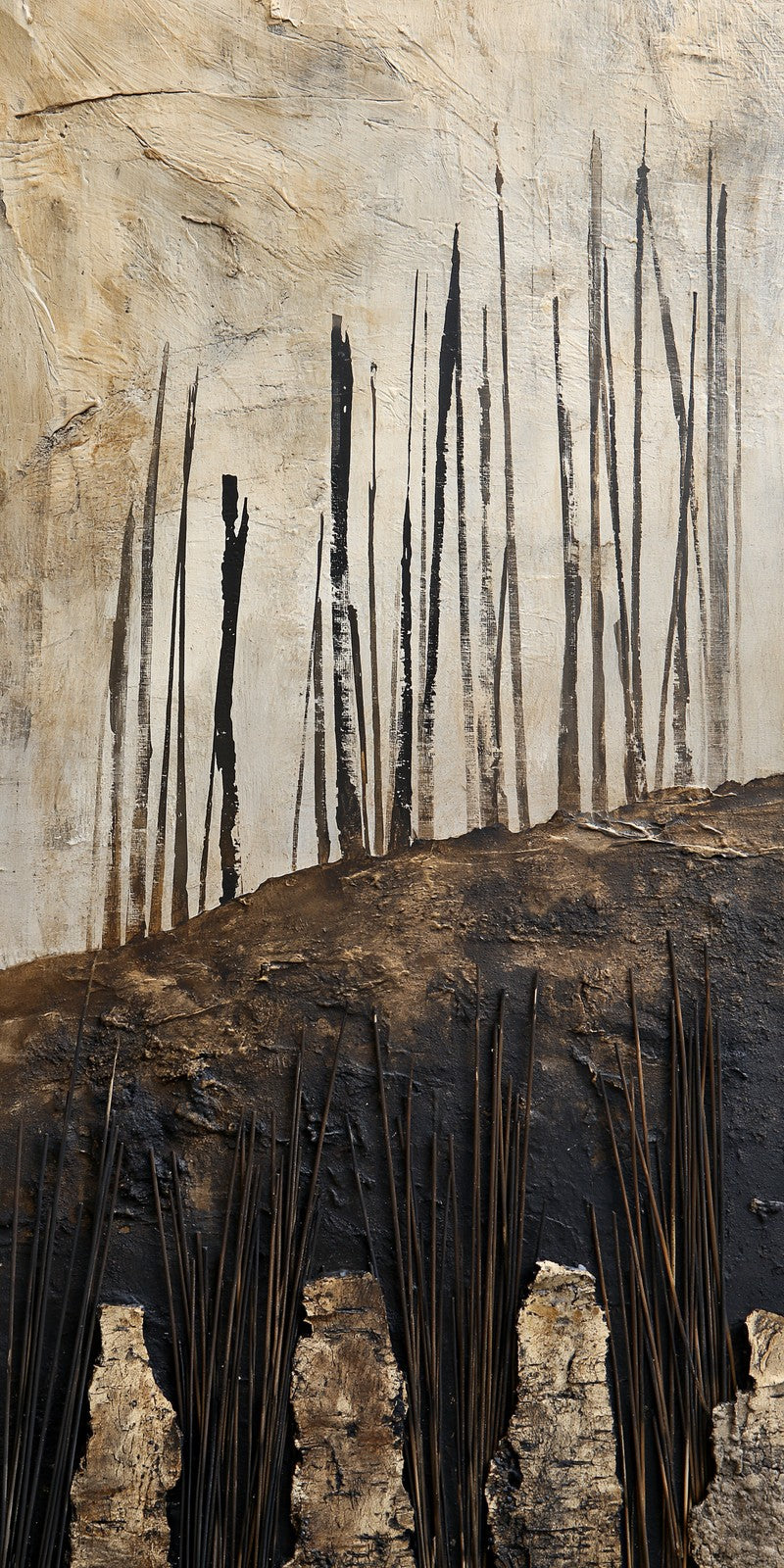 Charred Black Rebirth Earrings | FWX511