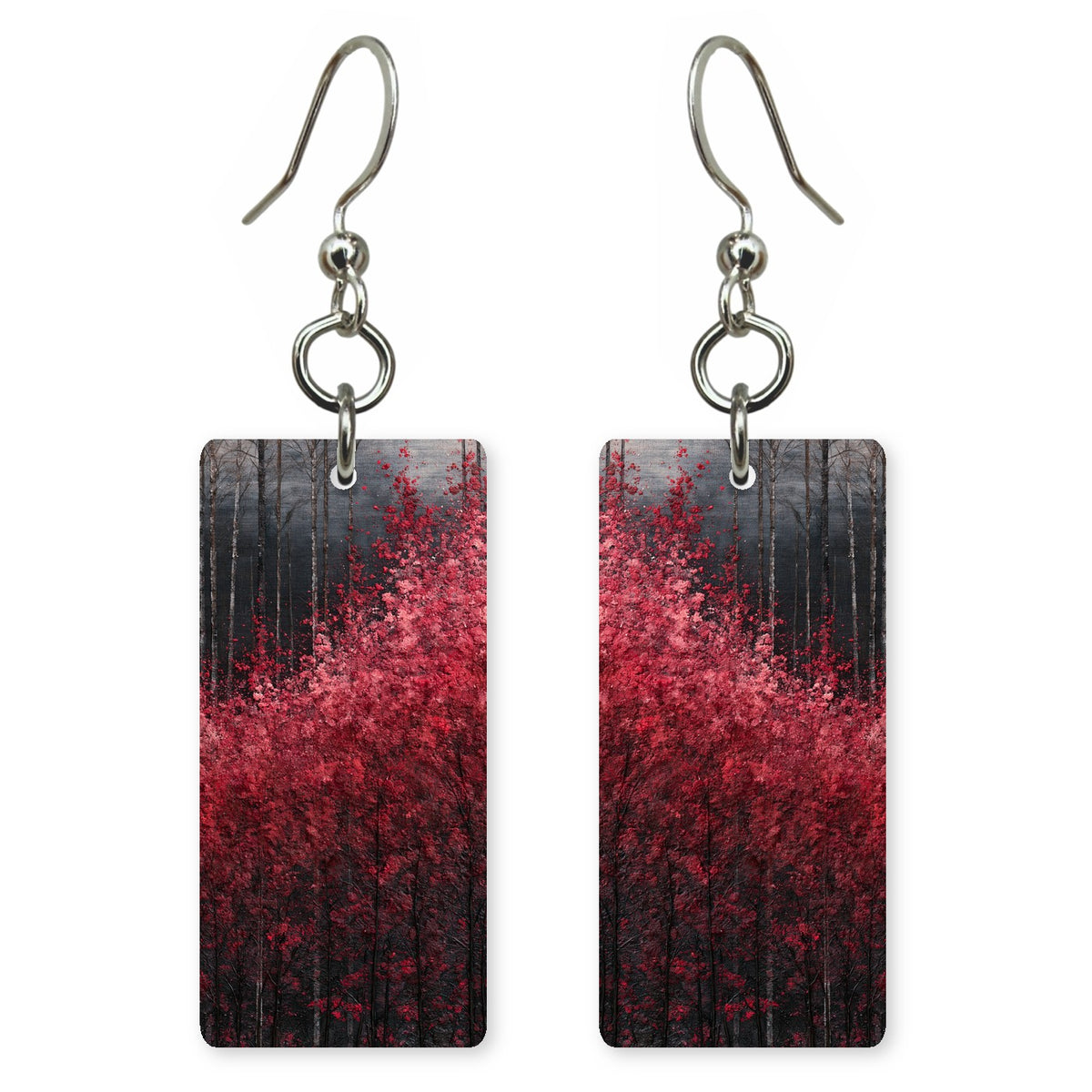 Crimson Fierce Love Earrings | FWX513