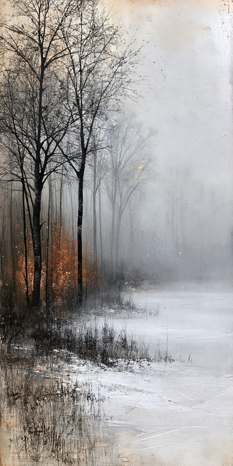 Loneliness in Gray Fog Earrings | FWX521