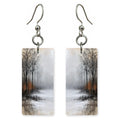 Loneliness in Gray Fog Earrings | FWX521