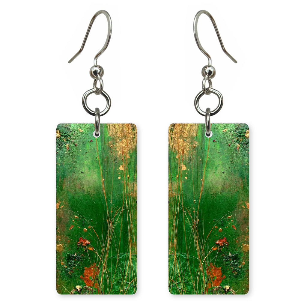 Green Freedom Unfenced Earrings | FWX523