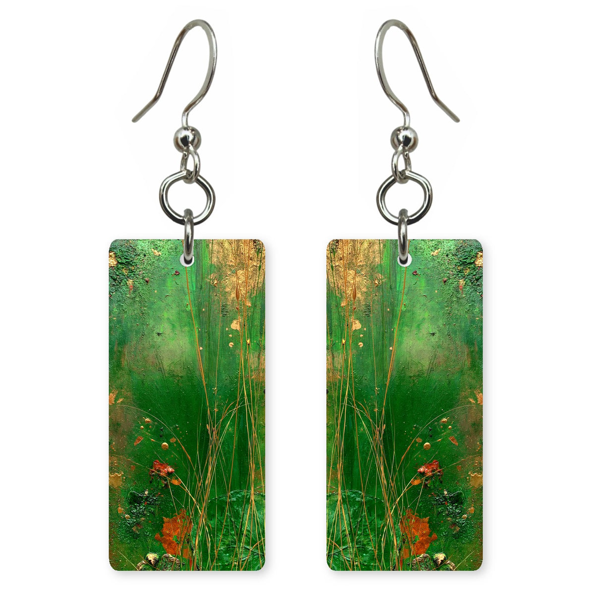 Green Freedom Unfenced Earrings | FWX523