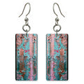 Blush and Teal Candor Earrings | FWX524