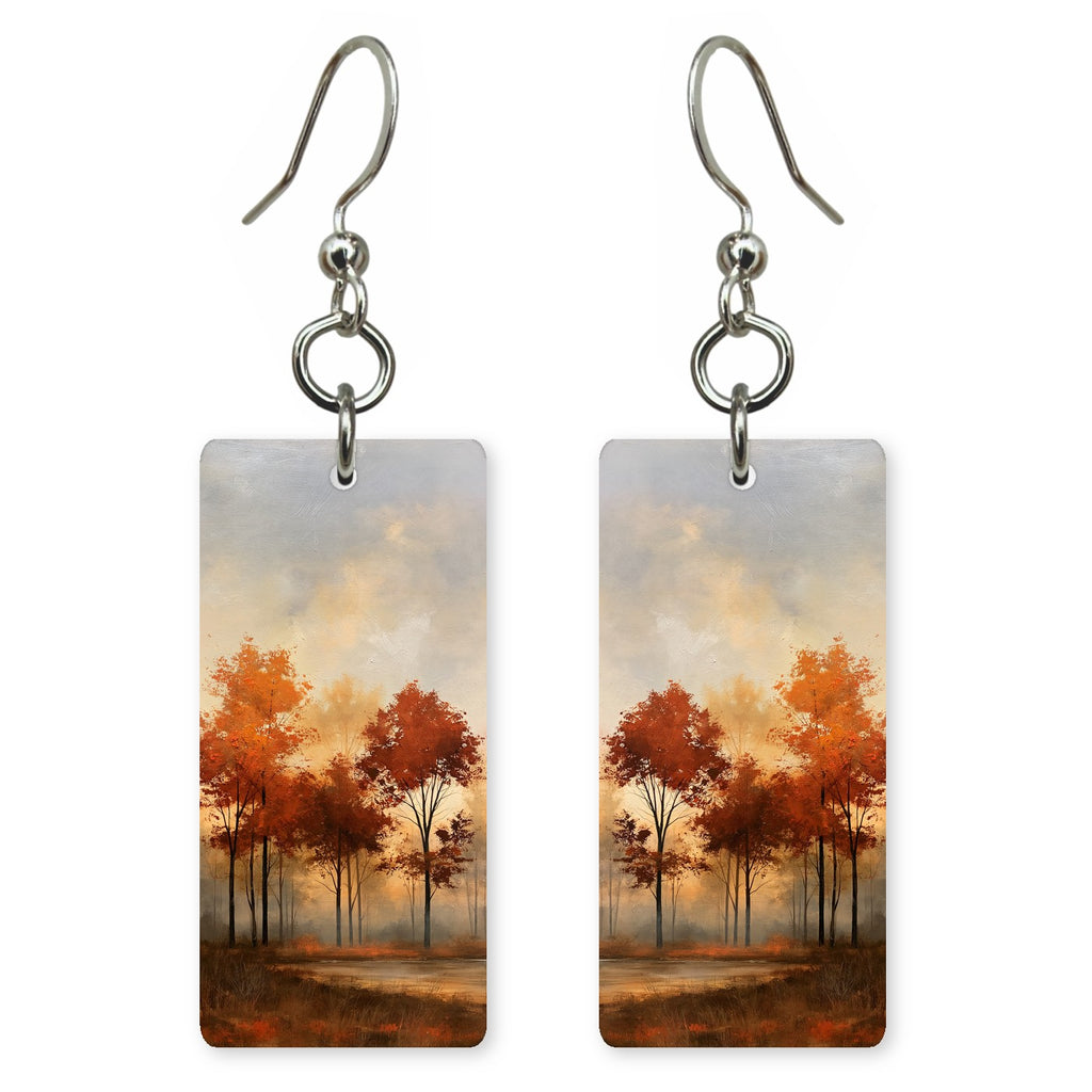 Amber Contentment at Dusk Earrings | FWX528