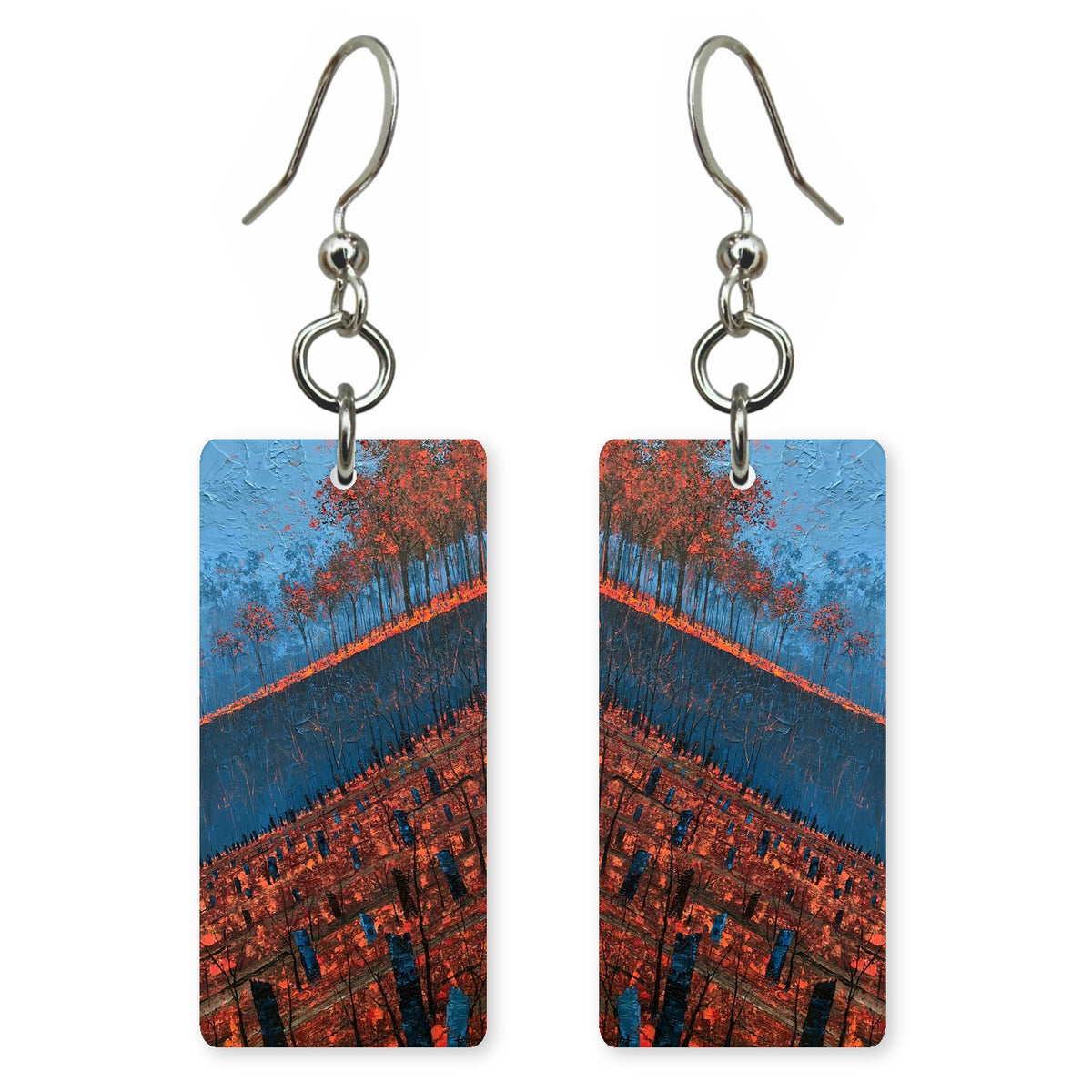 Cobalt Unease at Dusk Earrings | FWX531