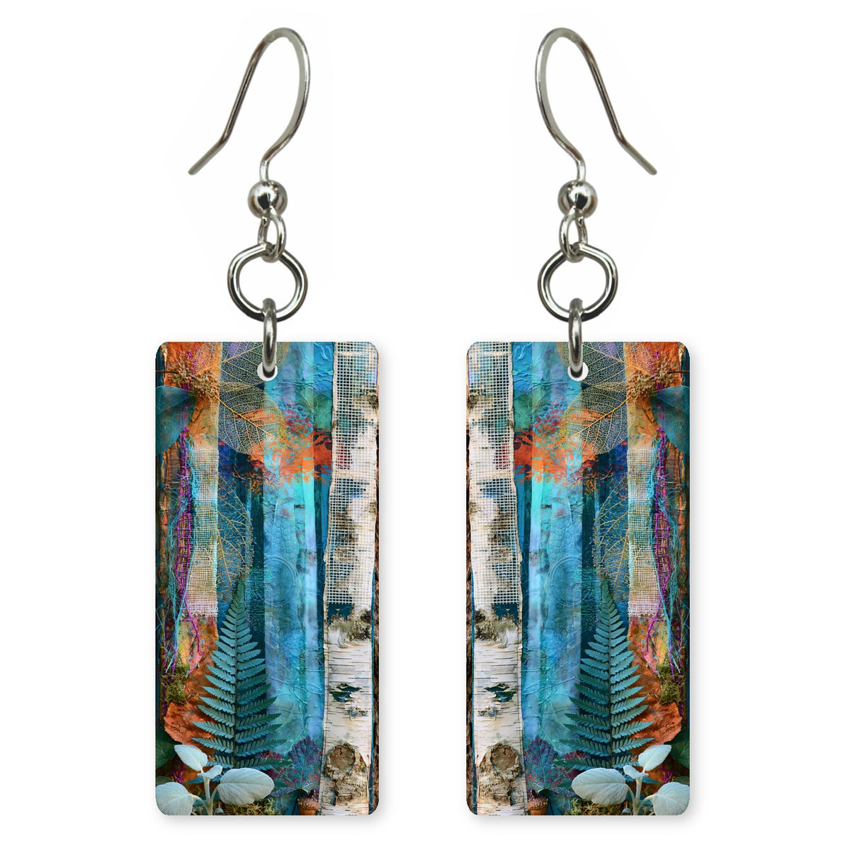 Fern and Teal Wonder Earrings | FWX535