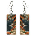 Rust Black Wandering Earrings | FWX537