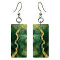 Gold Faith in Emerald Earrings | FWX542