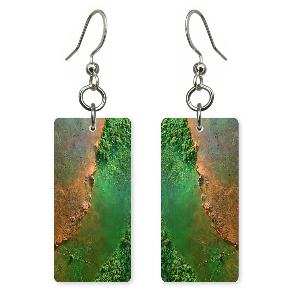 A Truce of Moss and Rust Earrings | FWX545