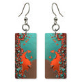 Tangerine Caught Off Guard Earrings | FWX548
