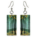 Yellow Hope Through Black Earrings | FWX550