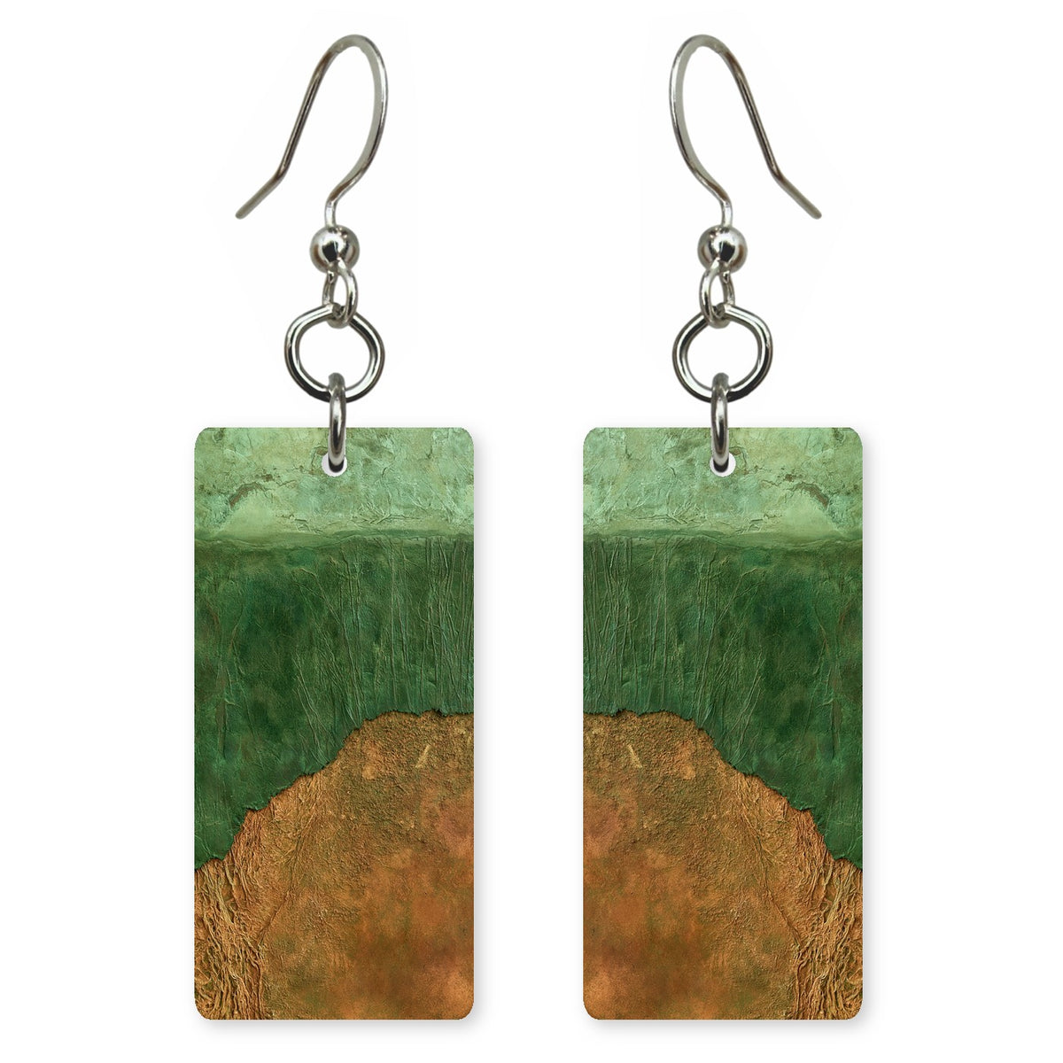 Olive and Amber Groundedness Earrings | FWX551