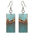 Weathered Teal Nostalgia Earrings | FWX552