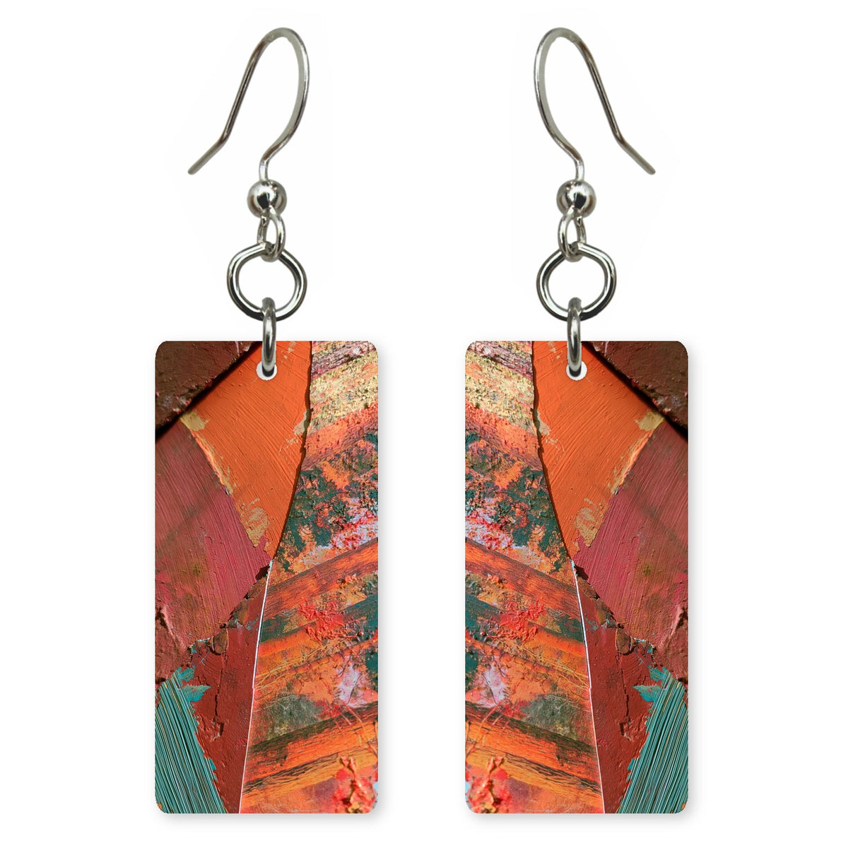 Vermilion Upheaval Earrings | FWX554