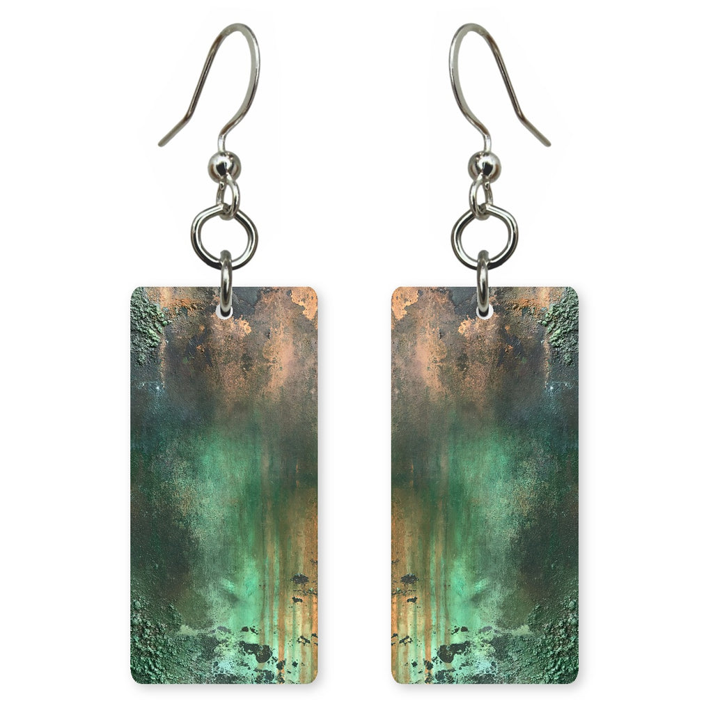 Mint and Rust Melancholy Earrings | FWX557