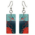 Oxblood Fury Rising Earrings | FWX565