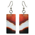 Ash White Wound Healing Earrings | FWX56