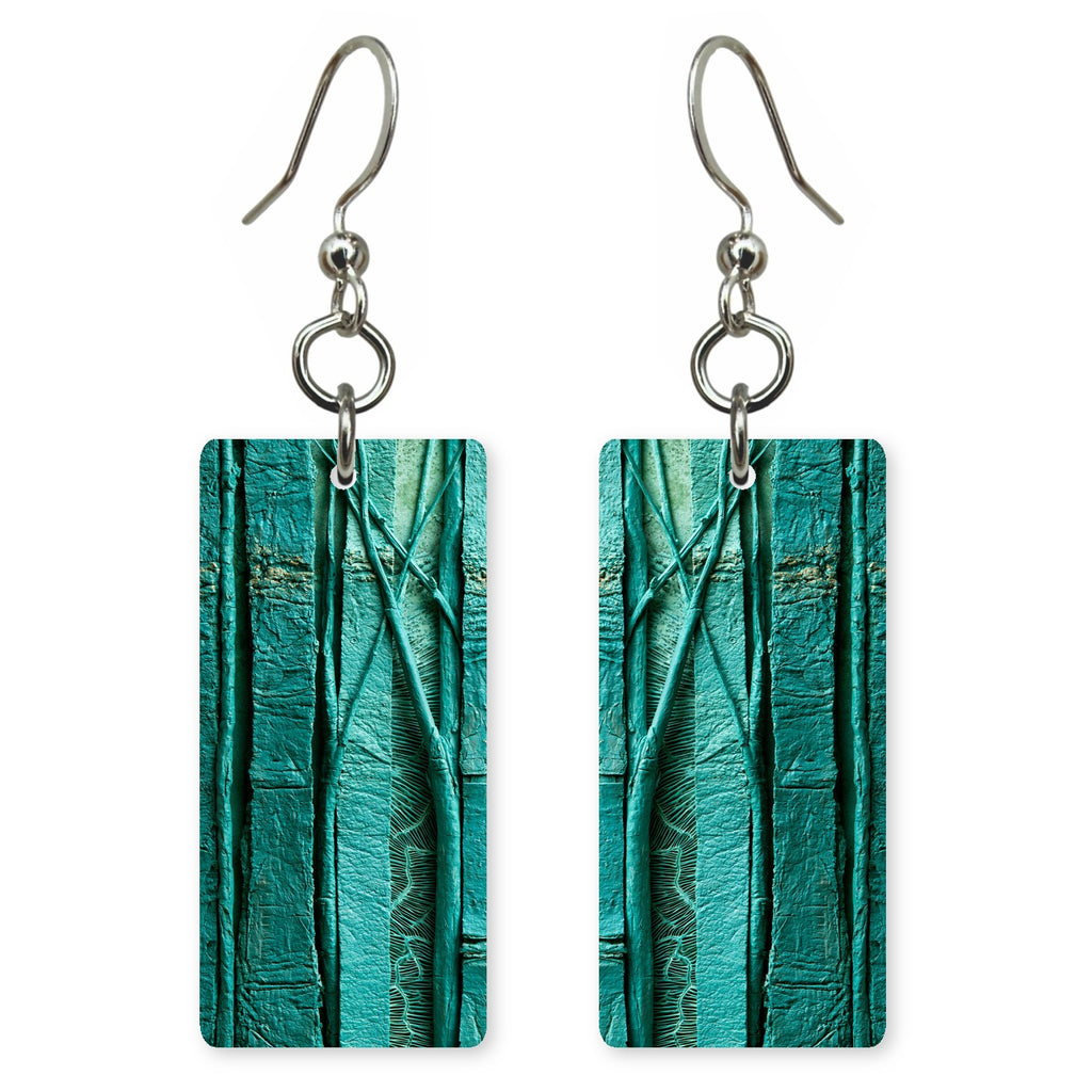 Teal Birch Stillness Earrings | FWX570