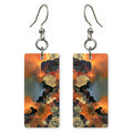Rage Under Fiery Orange Earrings | FWX572