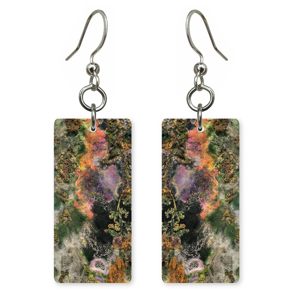 Lilac and Peach Tranquility Earrings | FWX573