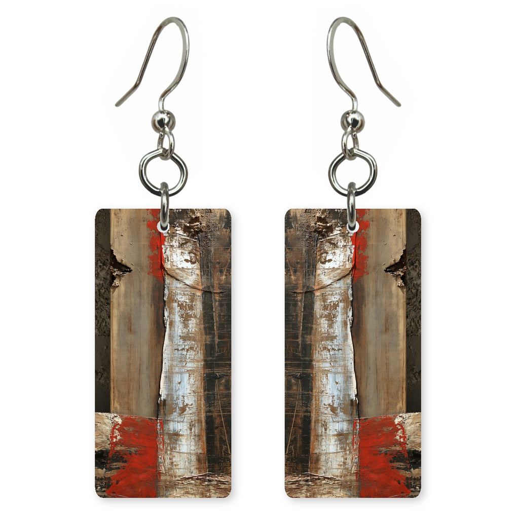 Walnut Roots Holding Earrings | FWX574