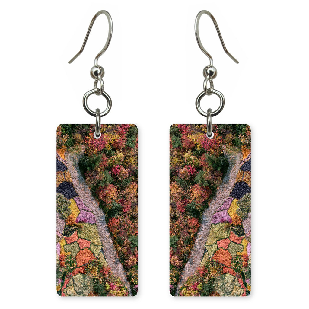 Wandering in Autumn Red Earrings | FWX577