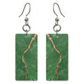 Green and Copper Trust Earrings | FWX581