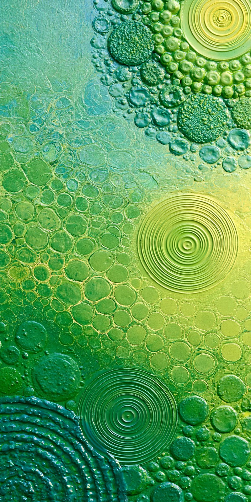 Lime Playfulness Rippling Earrings | FWX584
