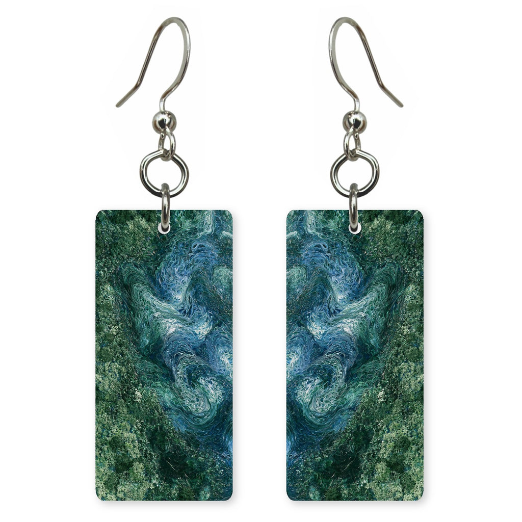 Wonder Between Blue and Green Earrings | FWX590