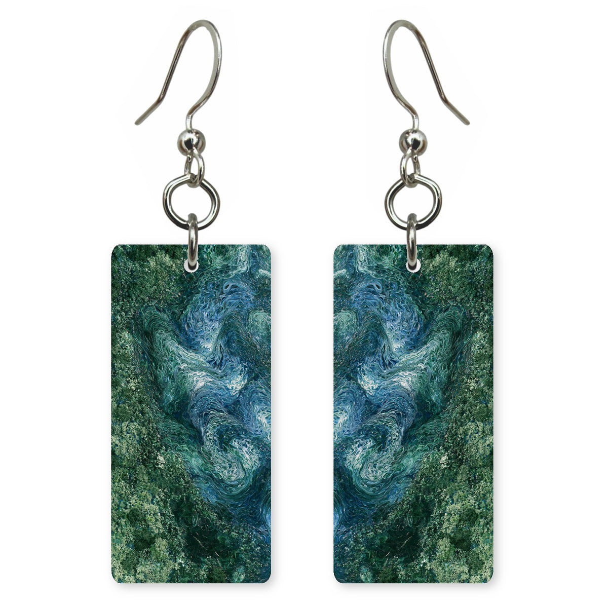 Wonder Between Blue and Green Earrings | FWX590