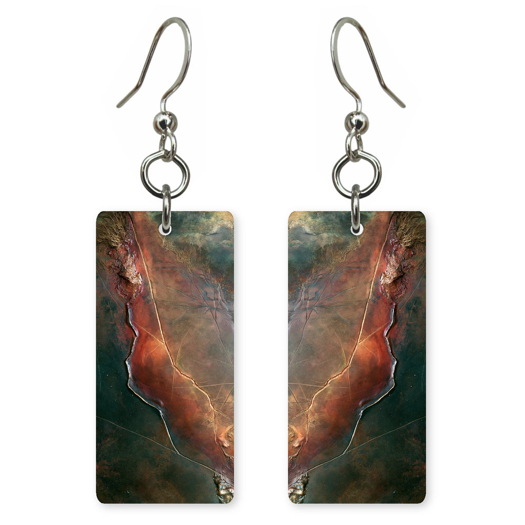Quiet Teal Weariness Earrings | FWX592
