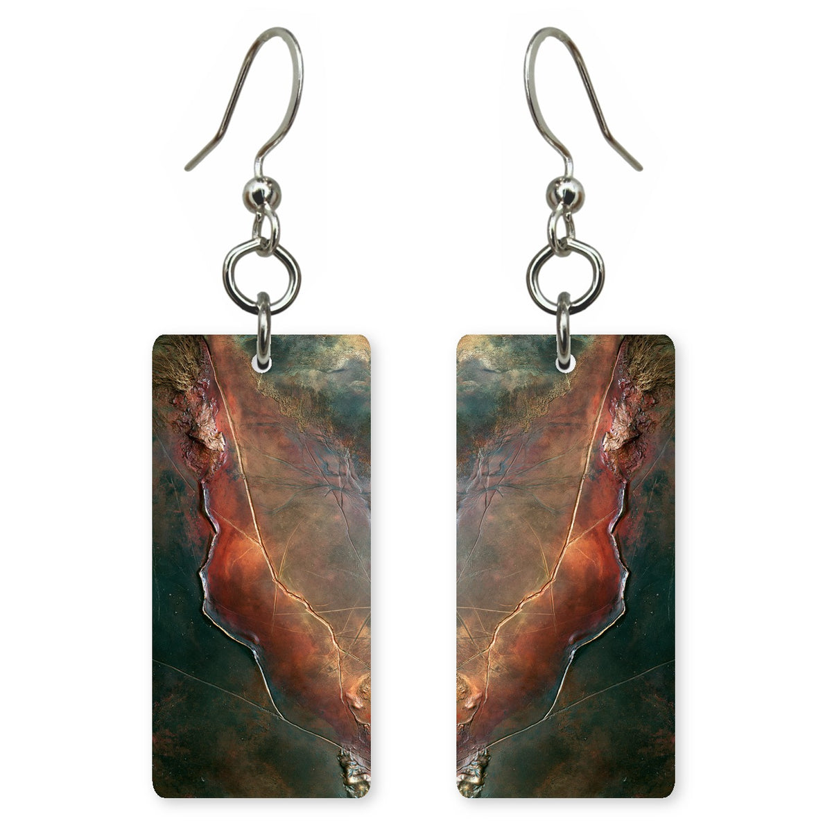 Quiet Teal Weariness Earrings | FWX592